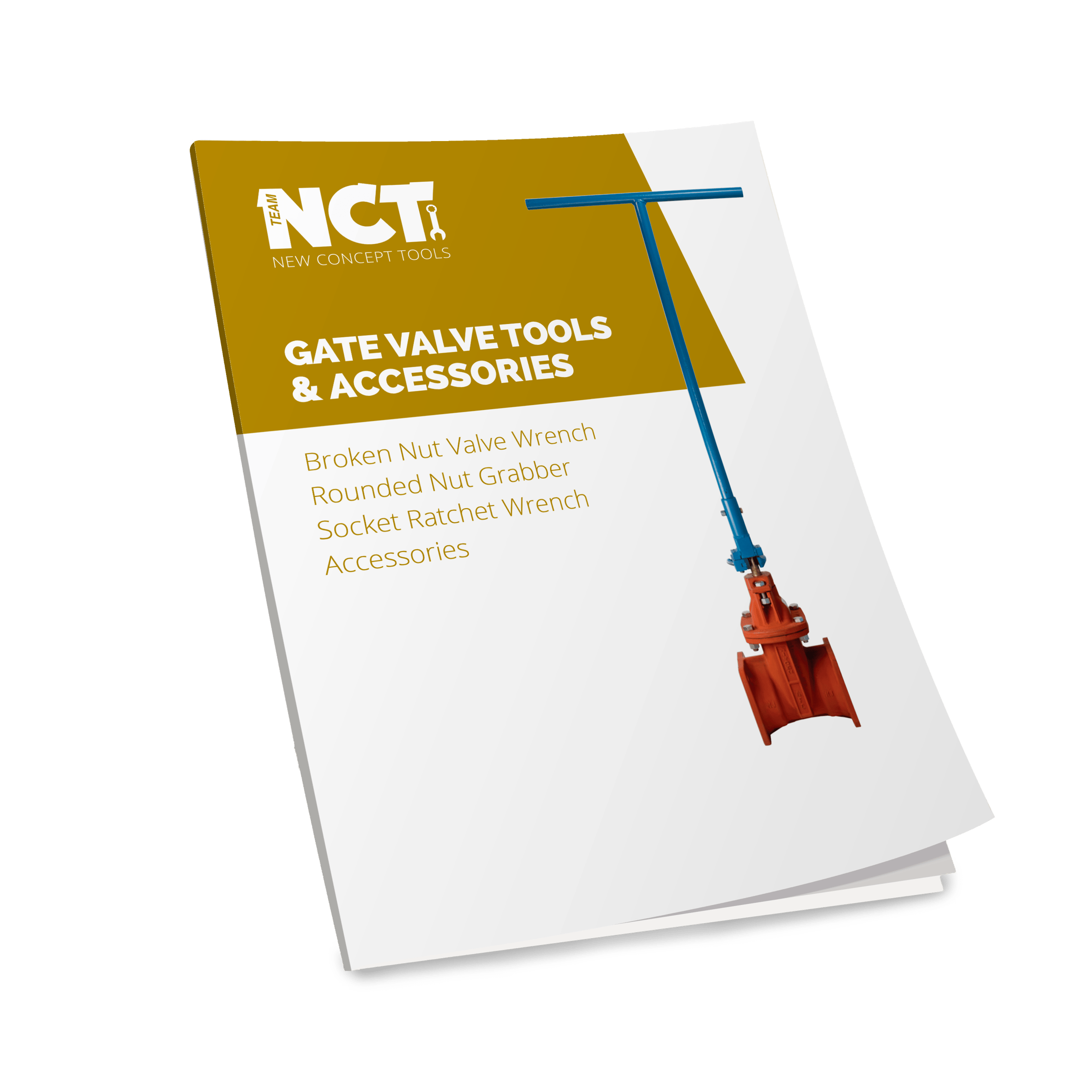 NCT Gate Valve Tools and Accessories Product Catalog Book Cover